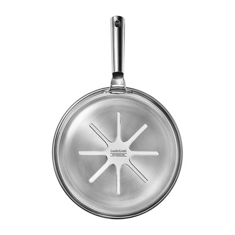 Chảo s&acirc;u l&ograve;ng bằng th&eacute;p kh&ocirc;ng gỉ chống d&iacute;nh 3 lớp LocknLock Suit STS image number null